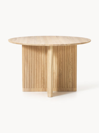 Jolara Oak Round Dining Table, Ø 120 cm