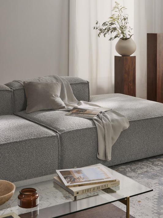 Lennick Bouclé Ottoman Module