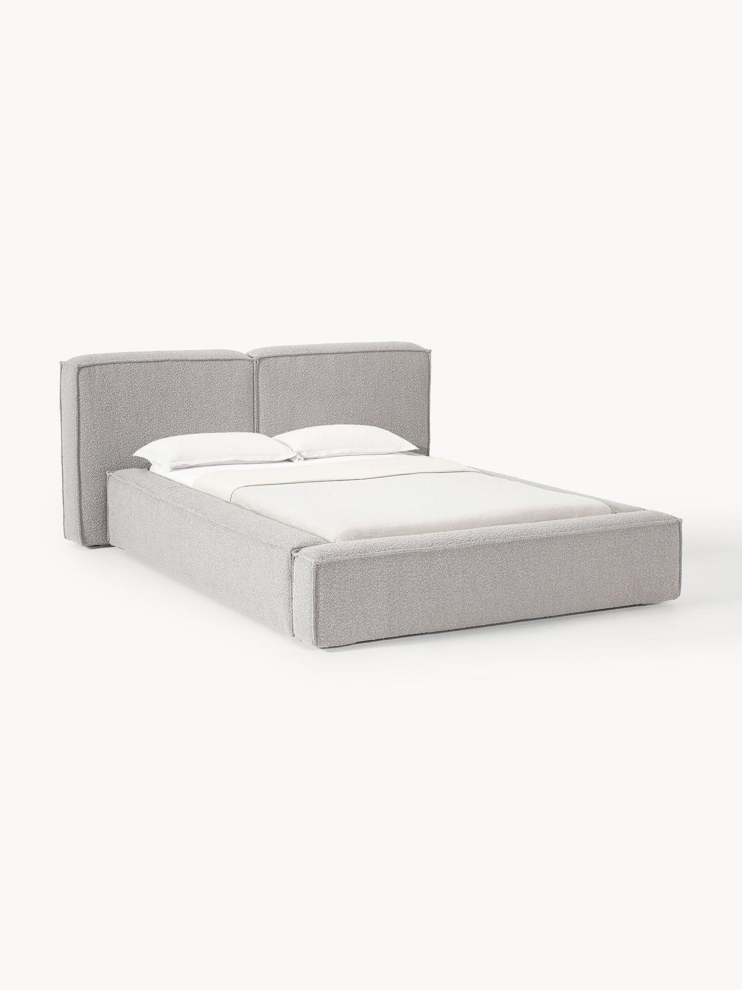 Lennick Bouclé Upholstered Bed