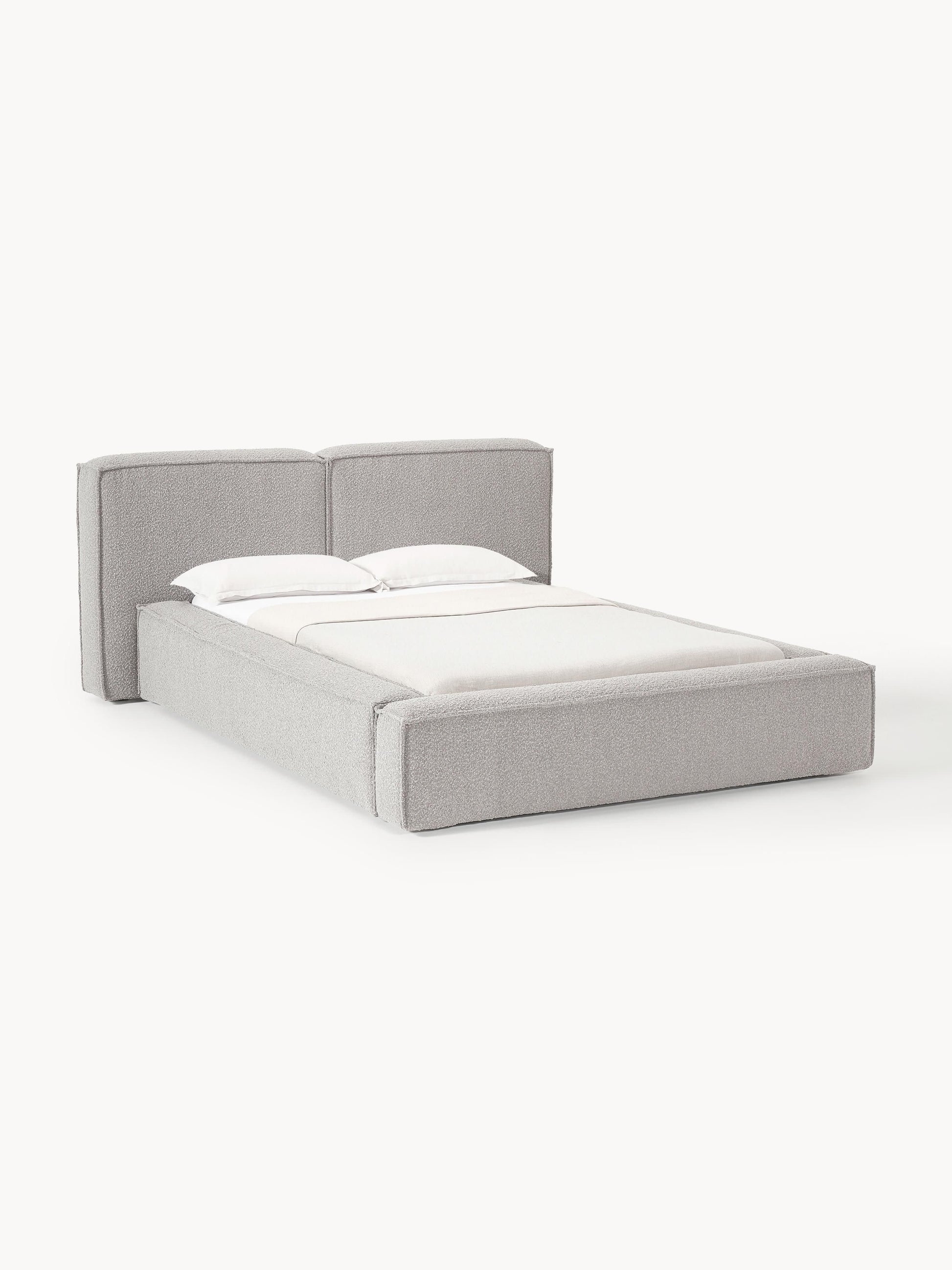 Lennick Bouclé Upholstered Bed