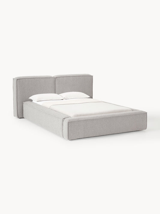 Lennick Bouclé Upholstered Bed