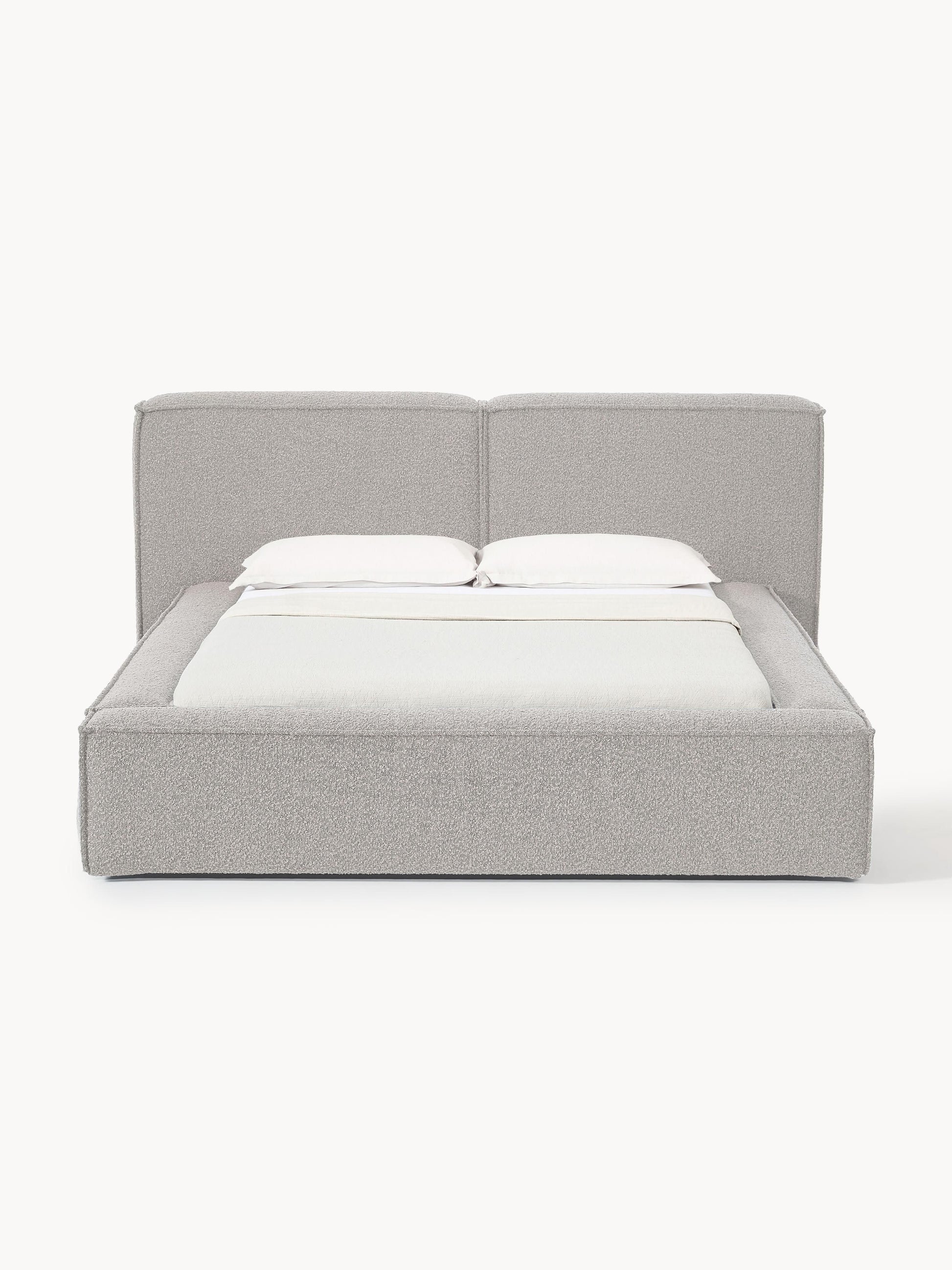 Lennick Bouclé Upholstered Bed