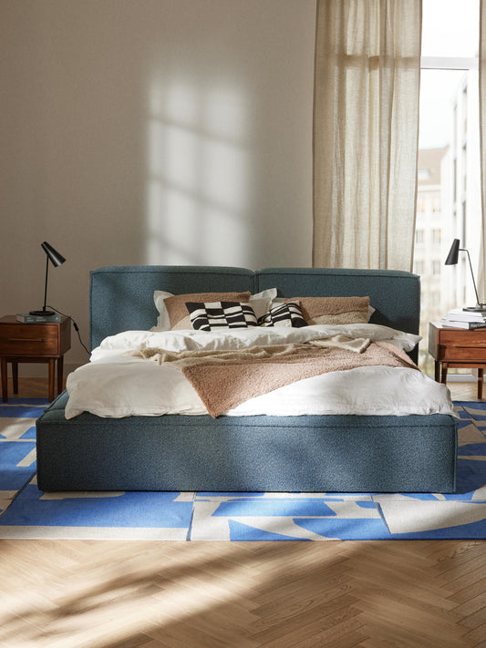 Lennick Bouclé Upholstered Bed