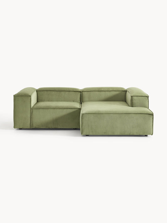 Lennick Corduroy Modular Corner Sofa, 2-Seater