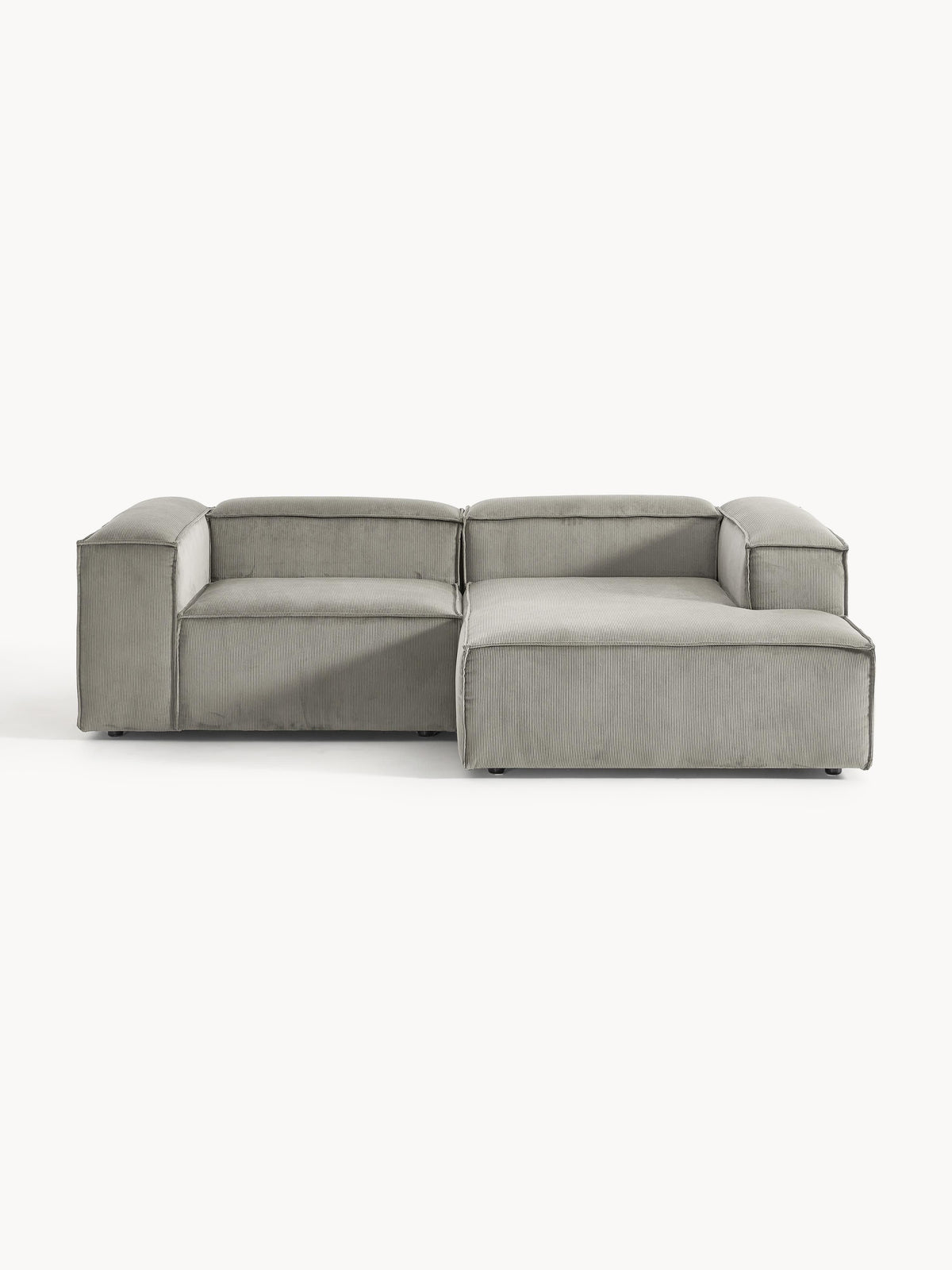 Lennick Corduroy Modular Corner Sofa, 2-Seater