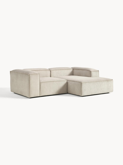 Lennick Corduroy Modular Corner Sofa, 2-Seater
