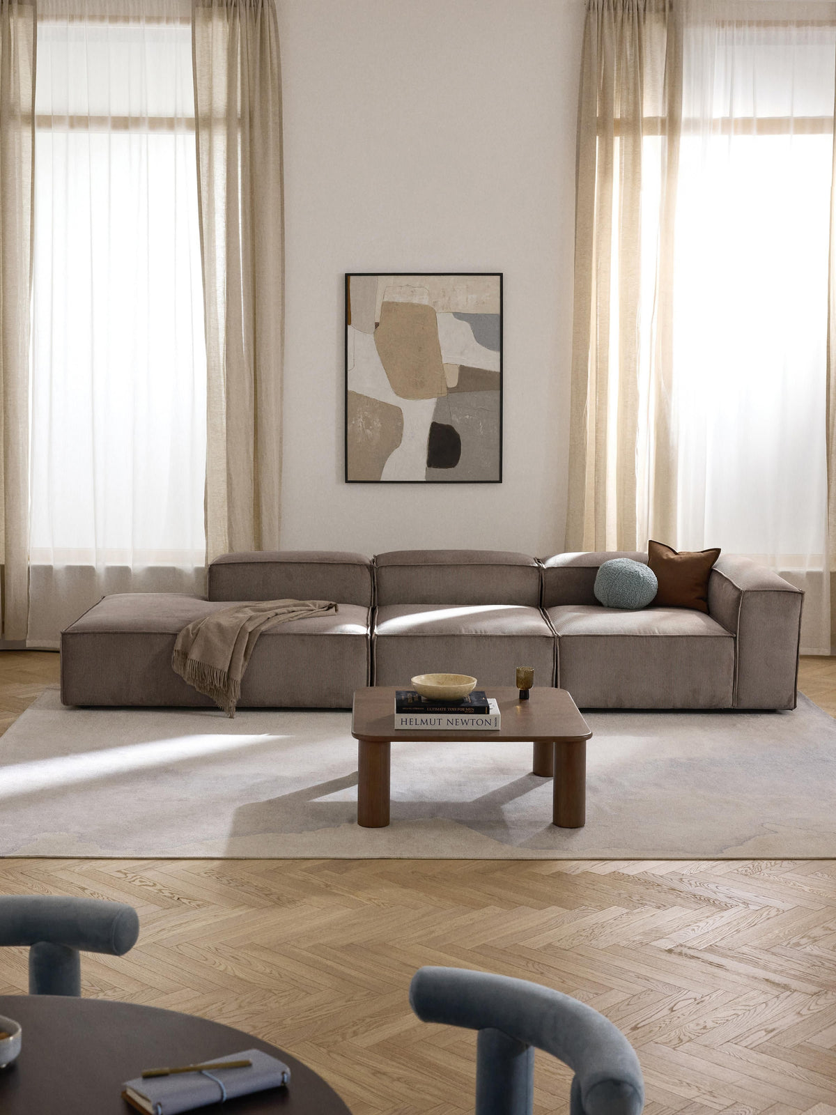 Lennick Corduroy Ottoman Module
