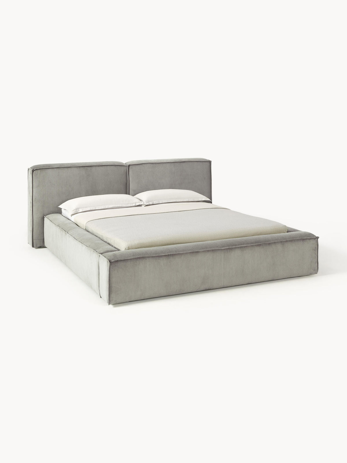 Lennick Corduroy Upholstered Bed