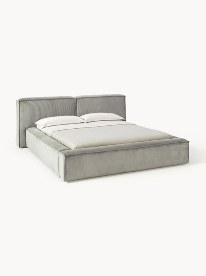 Lennick Corduroy Upholstered Bed