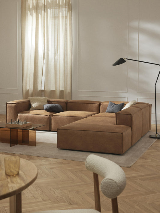 Lennick Leather Ottoman Module