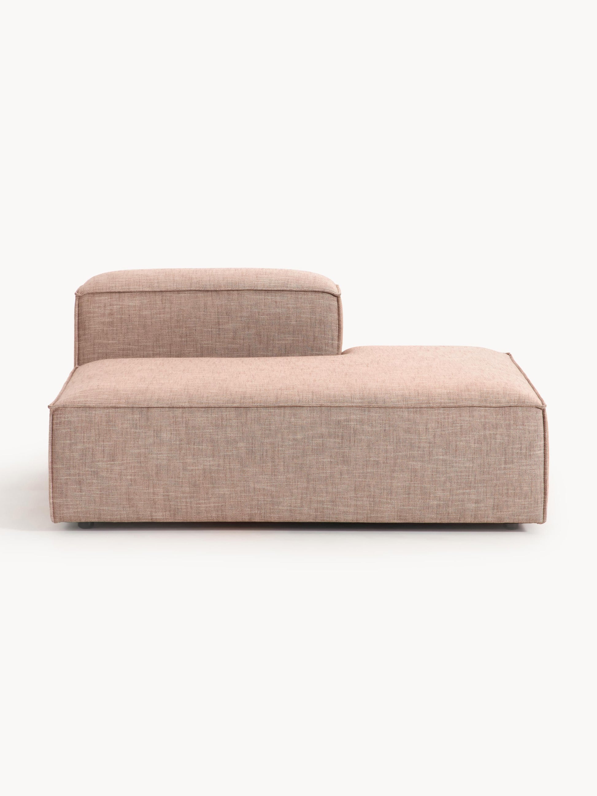 Lennick Linen Blend Ottoman Module