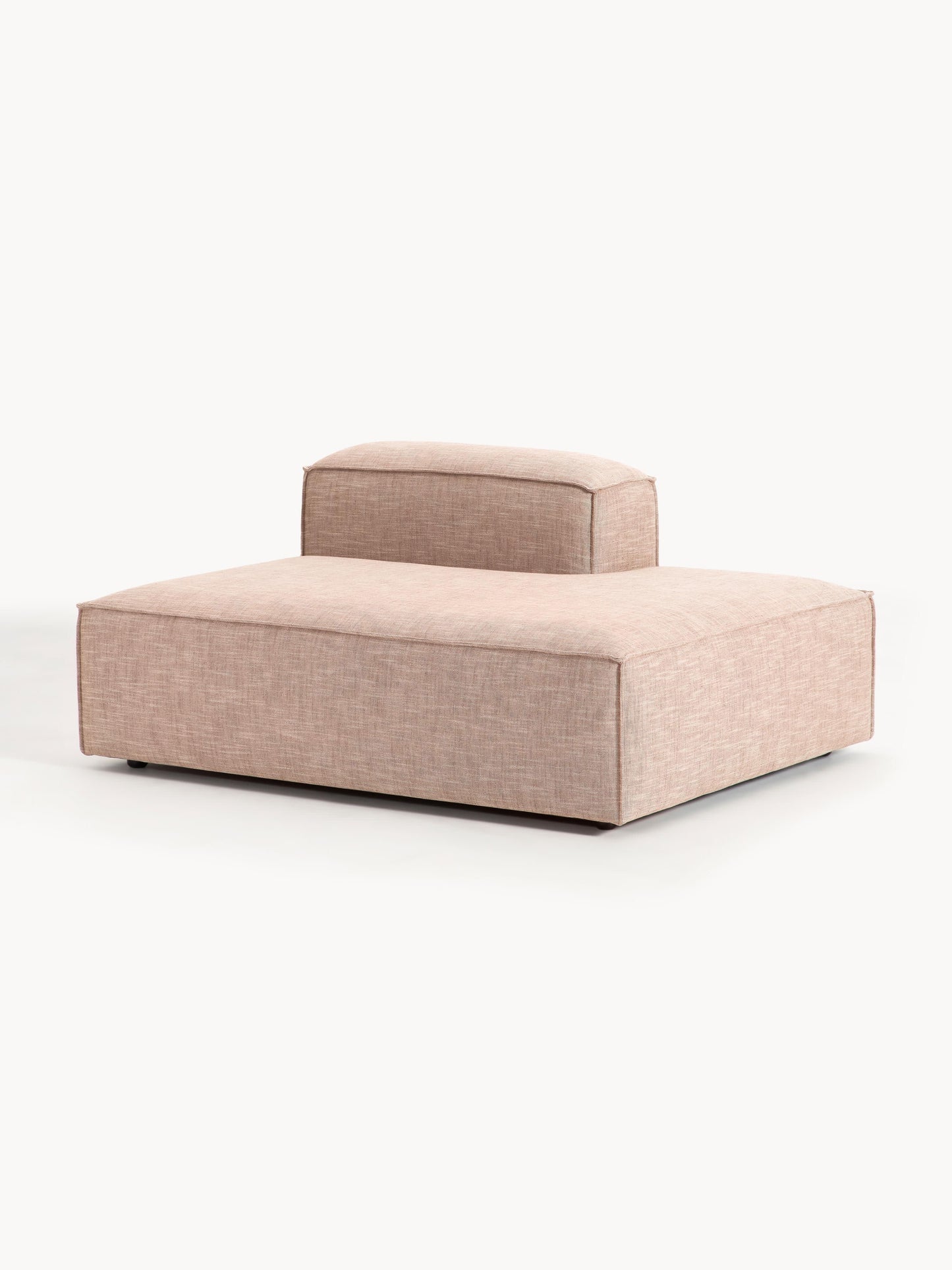 Lennick Linen Blend Ottoman Module
