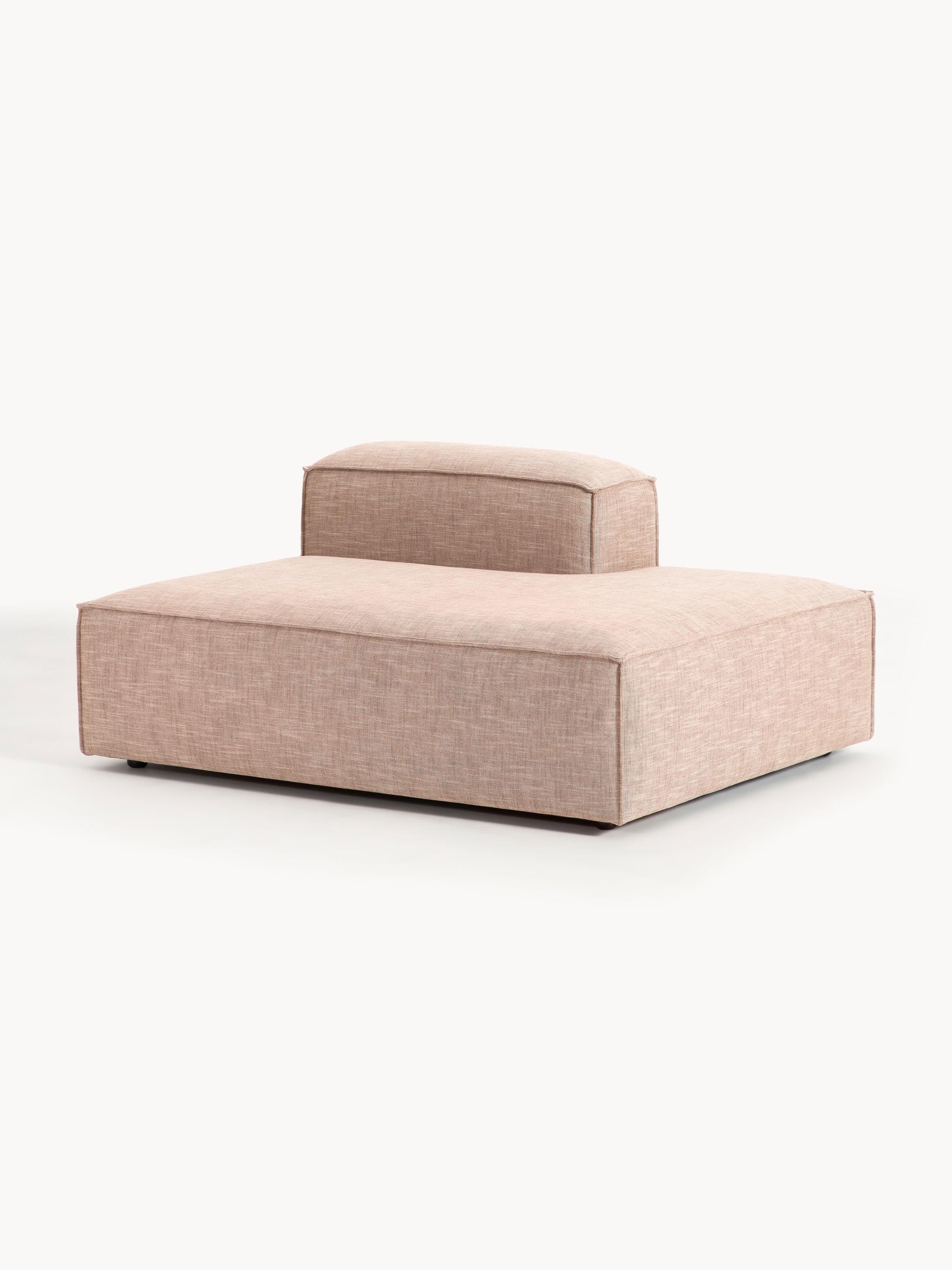 Lennick Linen Blend Ottoman Module
