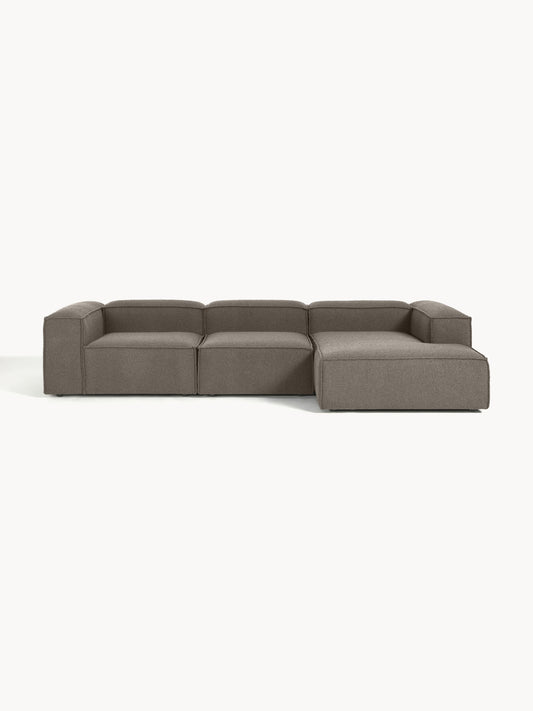 Lennick Modular Bouclé Corner Sofa (4-Seater)
