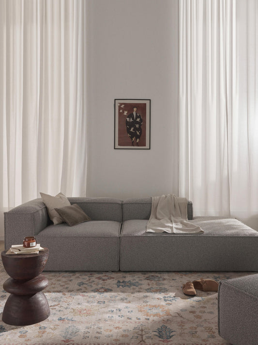 Lennick Modular Bouclé Ottoman