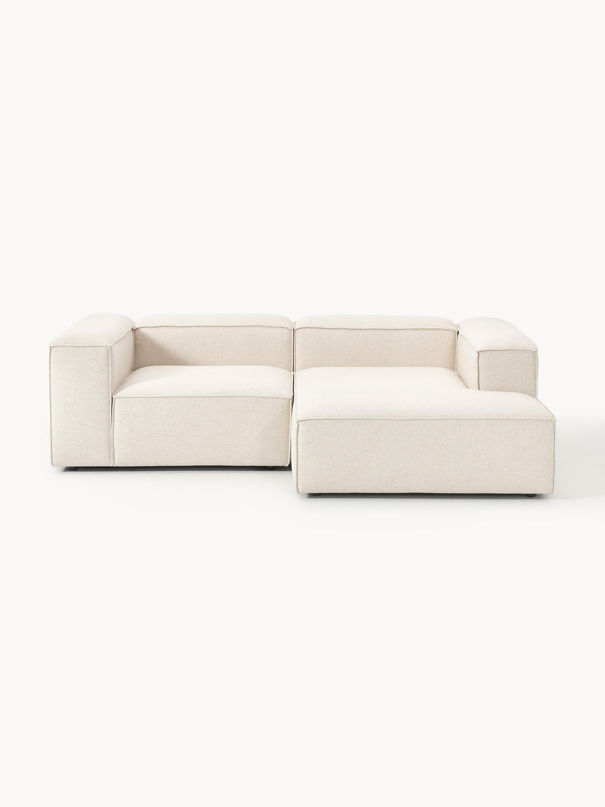 Lennick Modular Corner Sofa (2-Seater) in Linen Blend