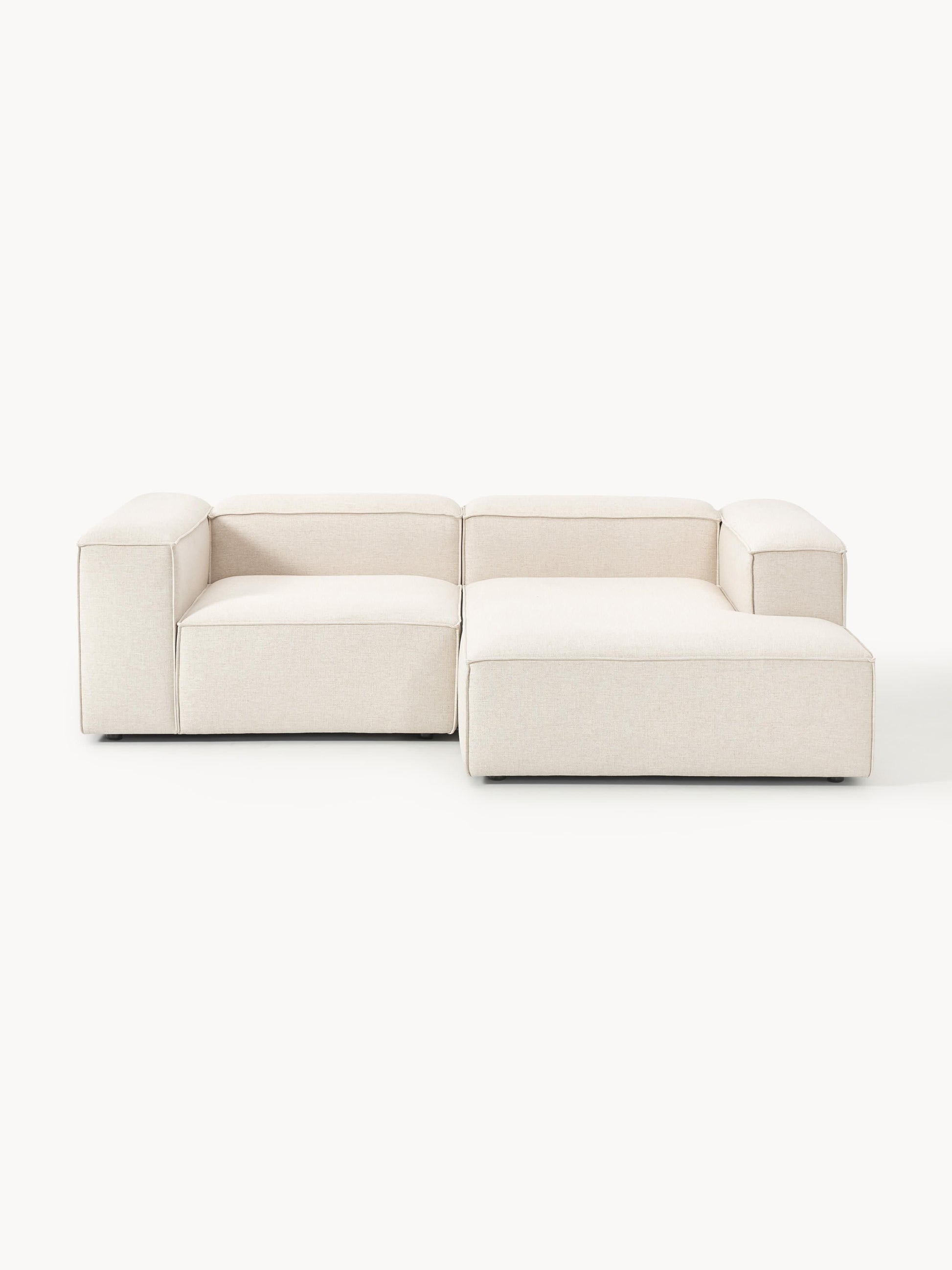 Lennick Modular Corner Sofa (2-Seater) in Linen Blend