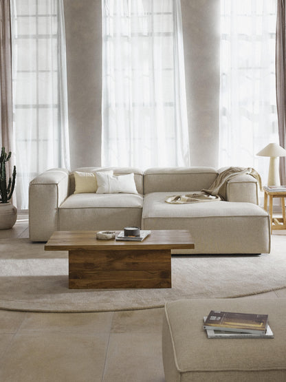 Lennick Modular Corner Sofa (2-Seater) in Linen Blend