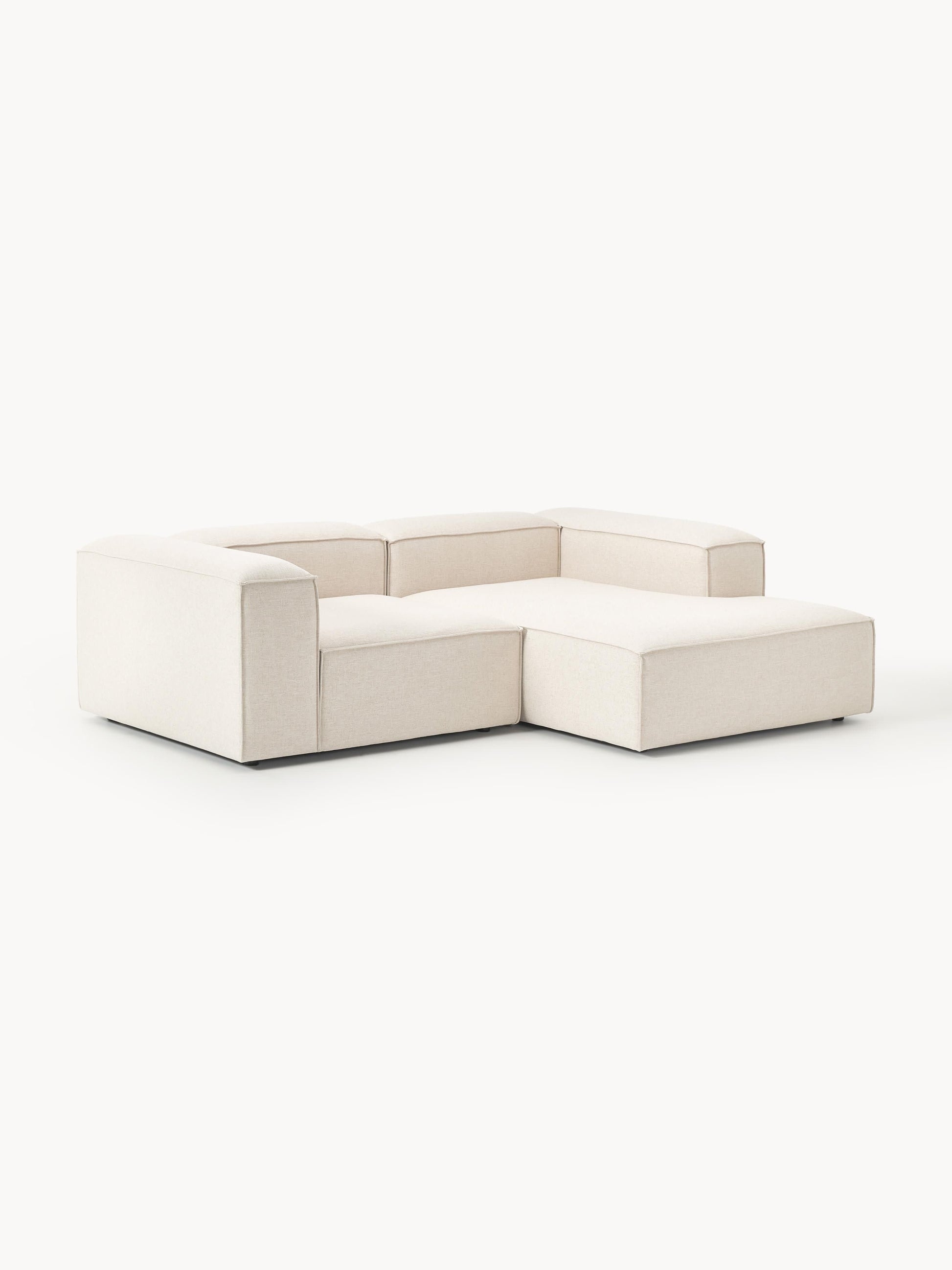 Lennick Modular Corner Sofa (2-Seater) in Linen Blend