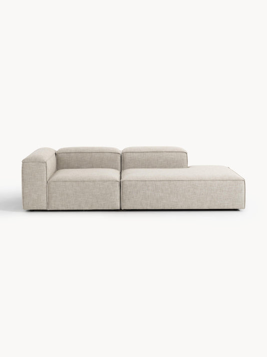 Lennick Modular Linen Blend Ottoman