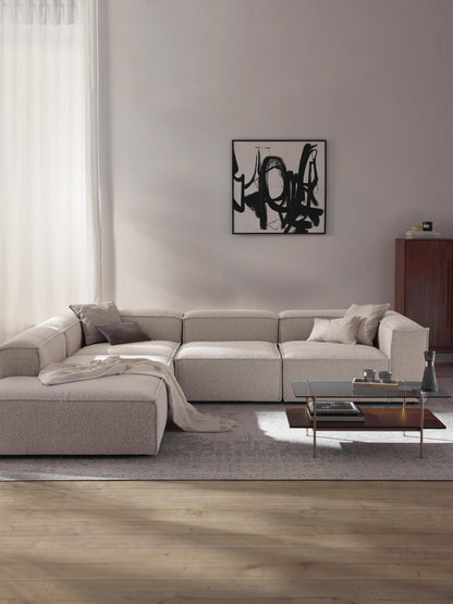 Lennick Modular XL Bouclé Corner Sofa (4-Seater)
