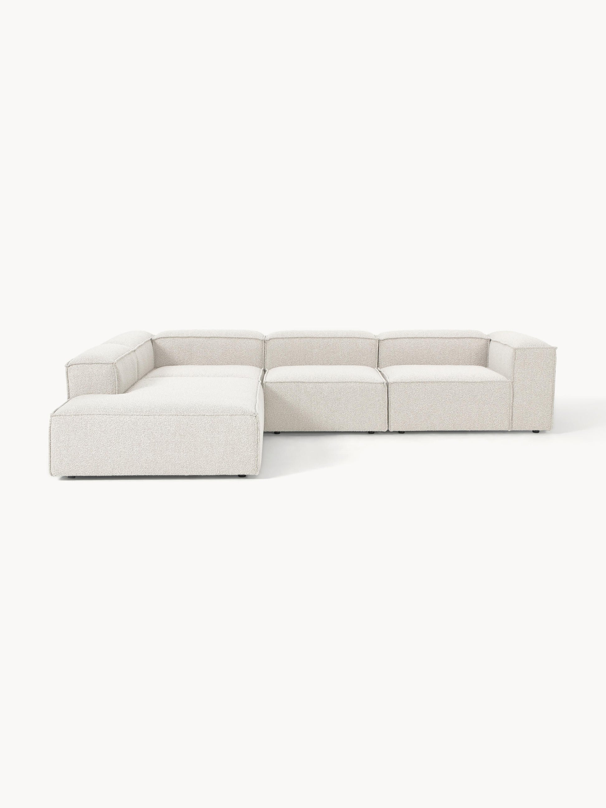 Lennick Modular XL Bouclé Corner Sofa (4-Seater)