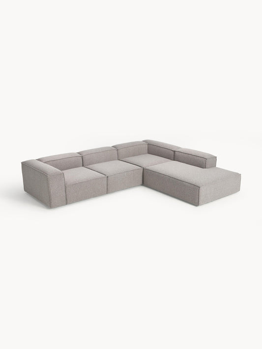 Lennick Modular XL Bouclé Corner Sofa (4-Seater)