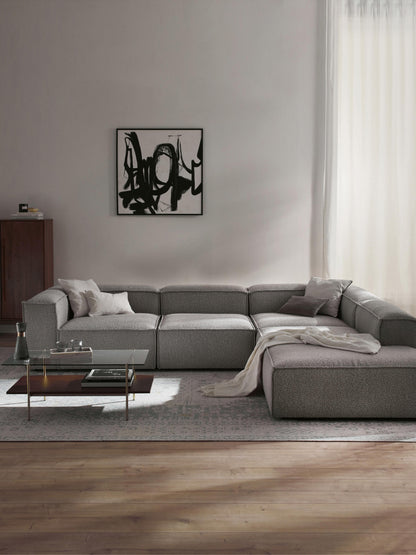 Lennick Modular XL Bouclé Corner Sofa (4-Seater)