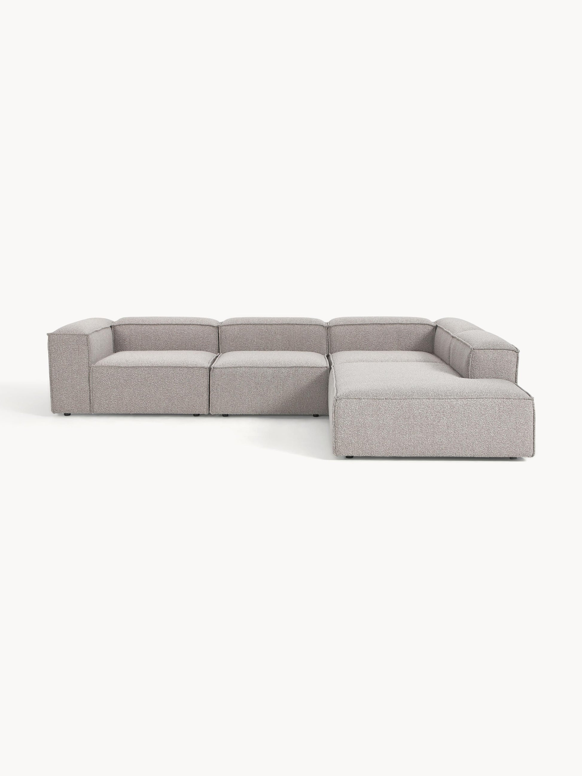 Lennick Modular XL Bouclé Corner Sofa (4-Seater)