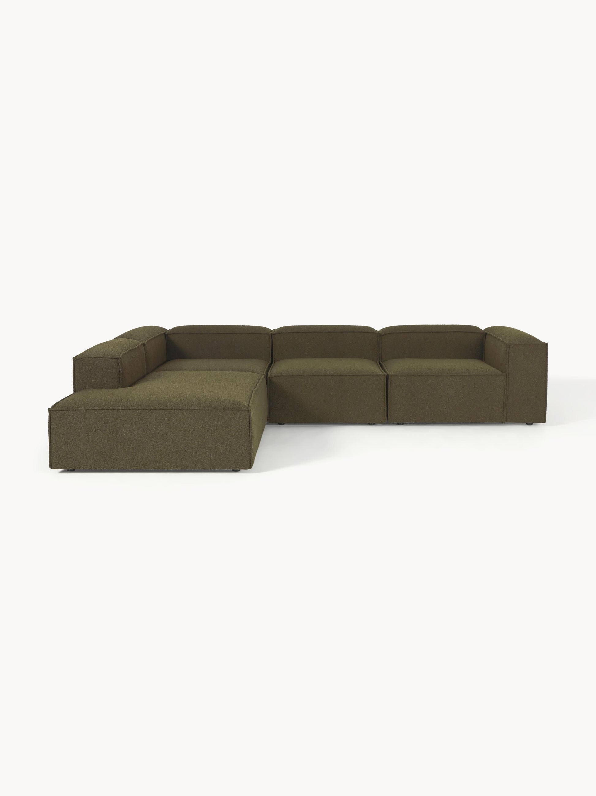 Lennick Modular XL Bouclé Corner Sofa (4-Seater)
