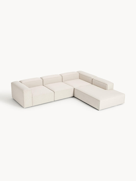 Lennick Modular XL Corner Sofa in Linen Blend (4-Seater)