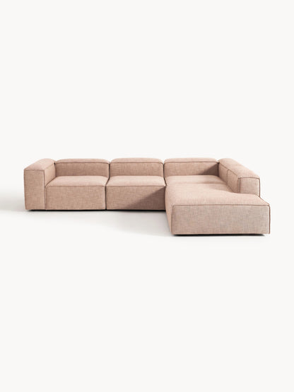Lennick Modular XL Corner Sofa in Linen Blend (4-Seater)