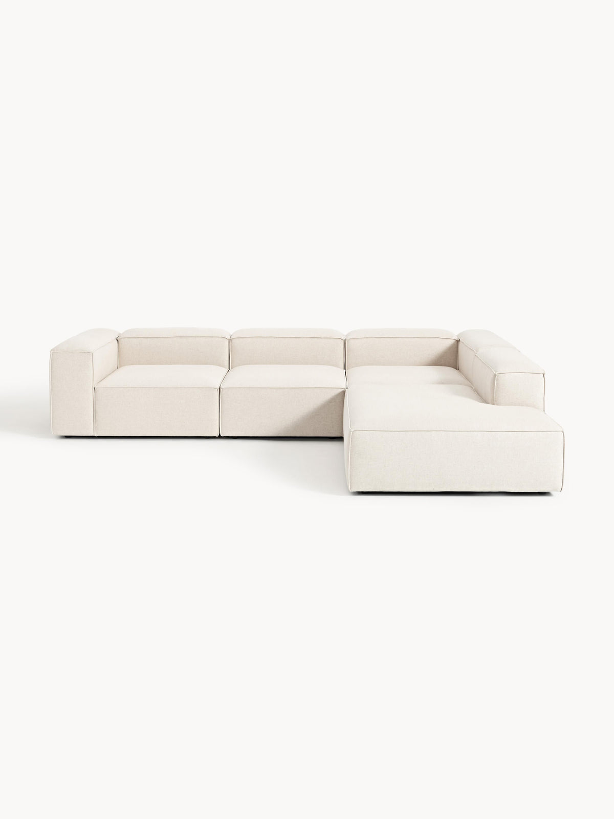 Lennick Modular XL Corner Sofa in Linen Blend (4-Seater)