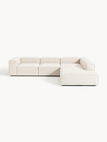Lennick Modular XL Corner Sofa in Linen Blend (4-Seater)