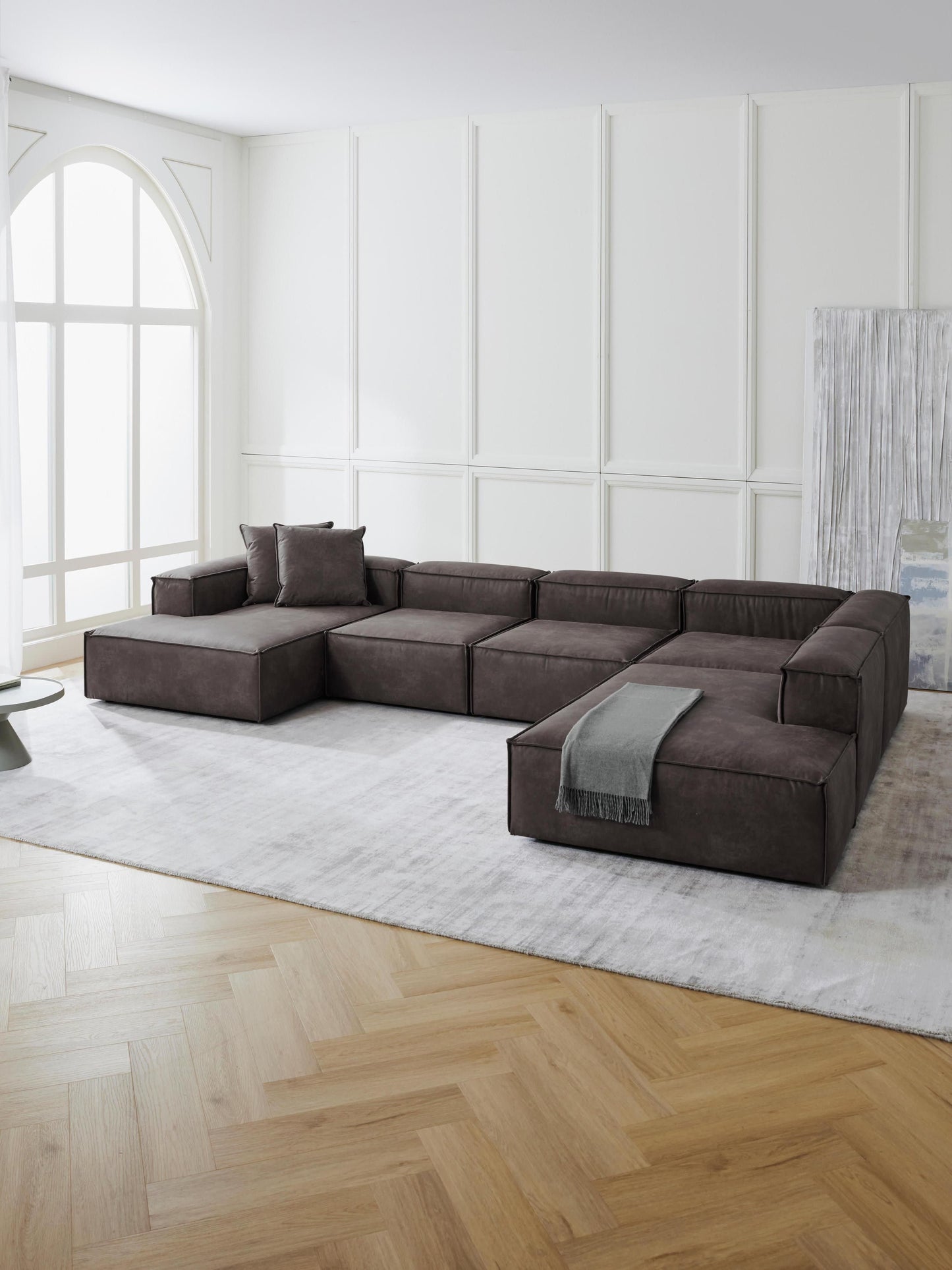 Lennick Modular XL Leather Sofa