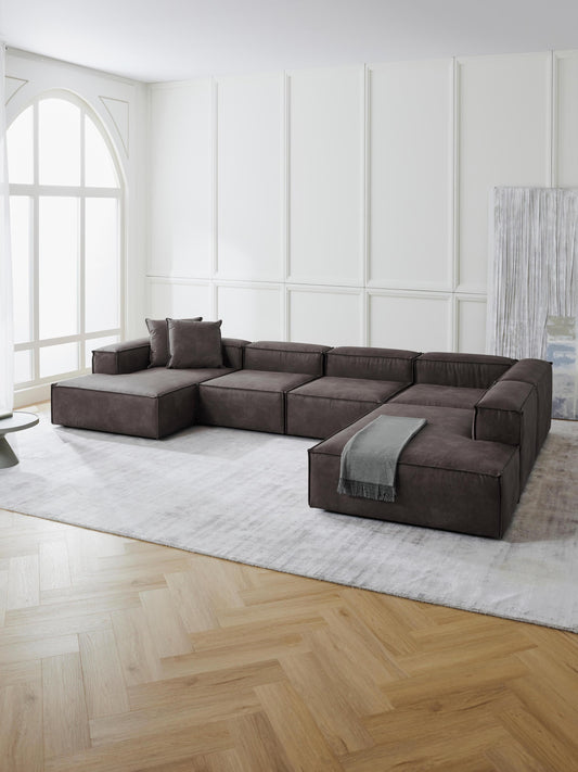 Lennick Modular XL Leather Sofa