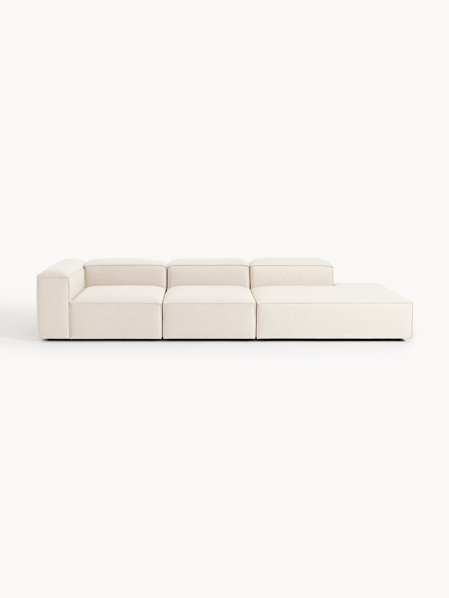 Lennick Modular XL Ottoman in Linen Blend