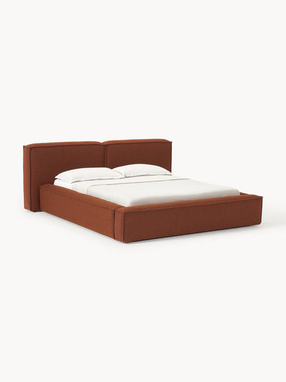 Lennick Upholstered Bouclé Bed with Storage