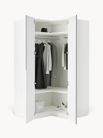 Leonzo Modular Corner Wardrobe, 115 cm Wide, in Various Sizes