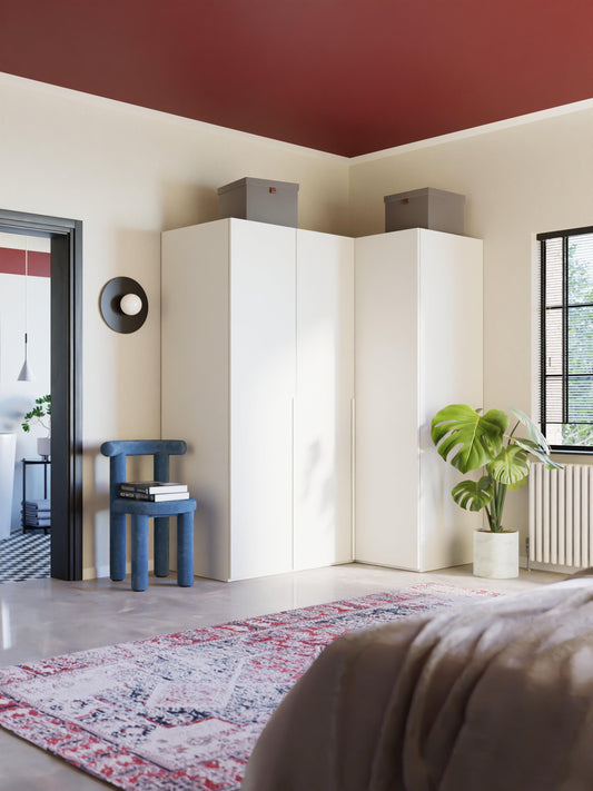 Leonzo Modular Corner Wardrobe, 165 cm Wide, in Various Sizes