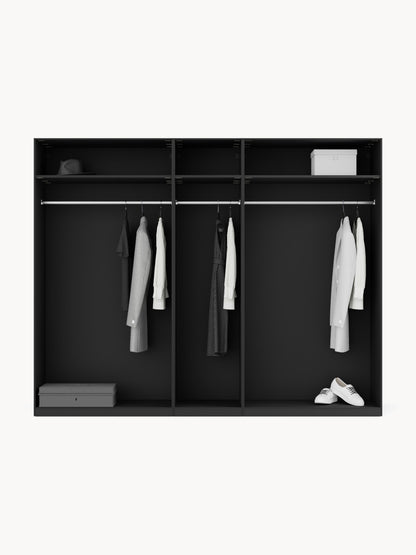 Leonzo Modular Hinged-Door Wardrobe, 250 cm Wide, in Various Sizes