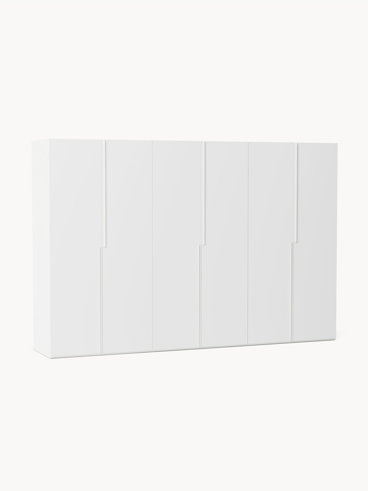 Leonzo Modular Hinged-Door Wardrobe, 300 cm Wide, in Various Sizes