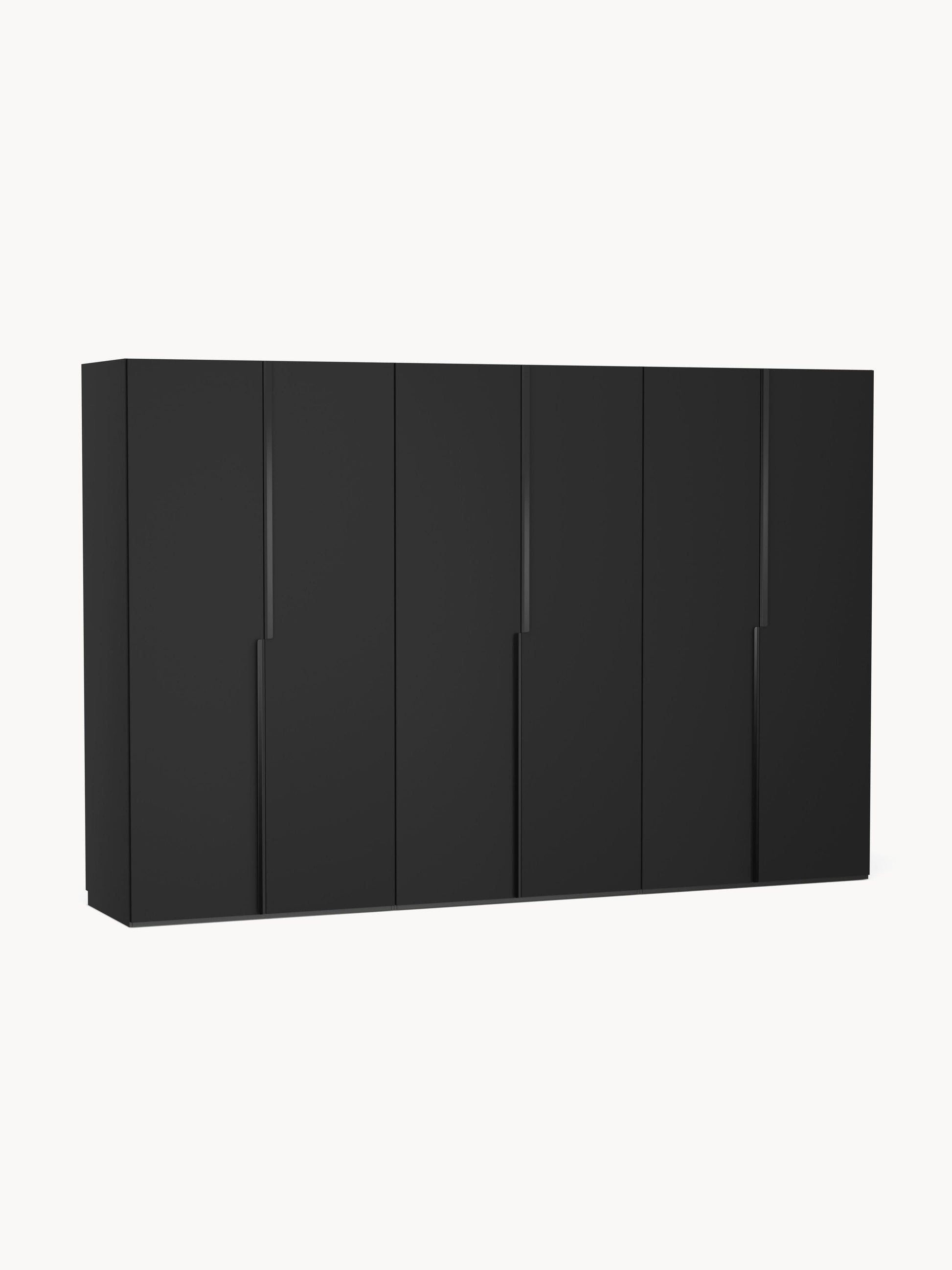 Leonzo Modular Hinged-Door Wardrobe, 300 cm Wide, in Various Sizes