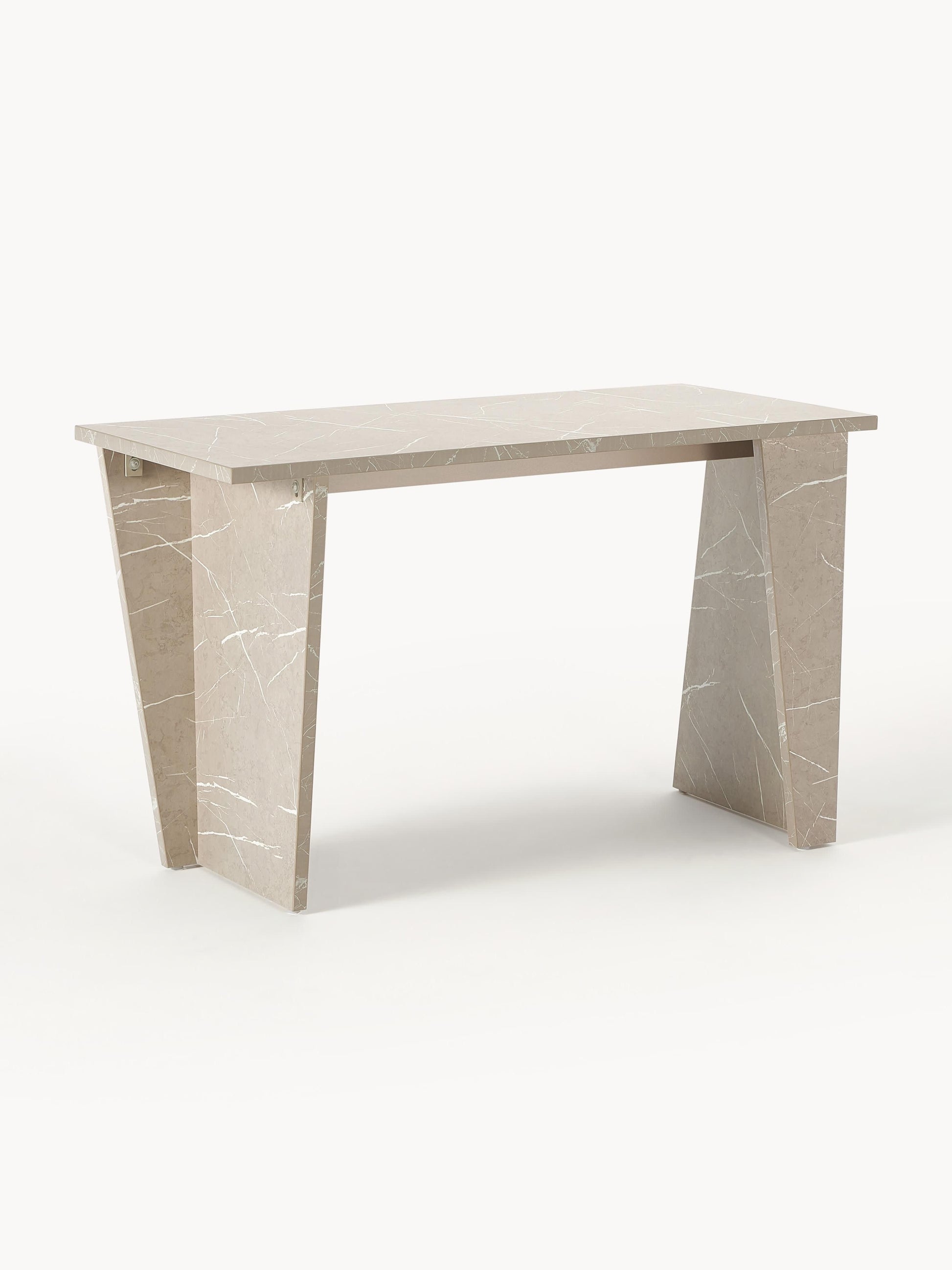 Liando Desk in Travertine Look