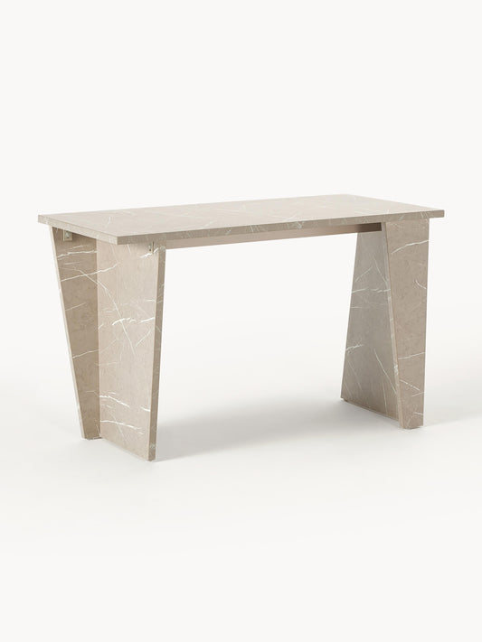 Liando Desk in Travertine Look