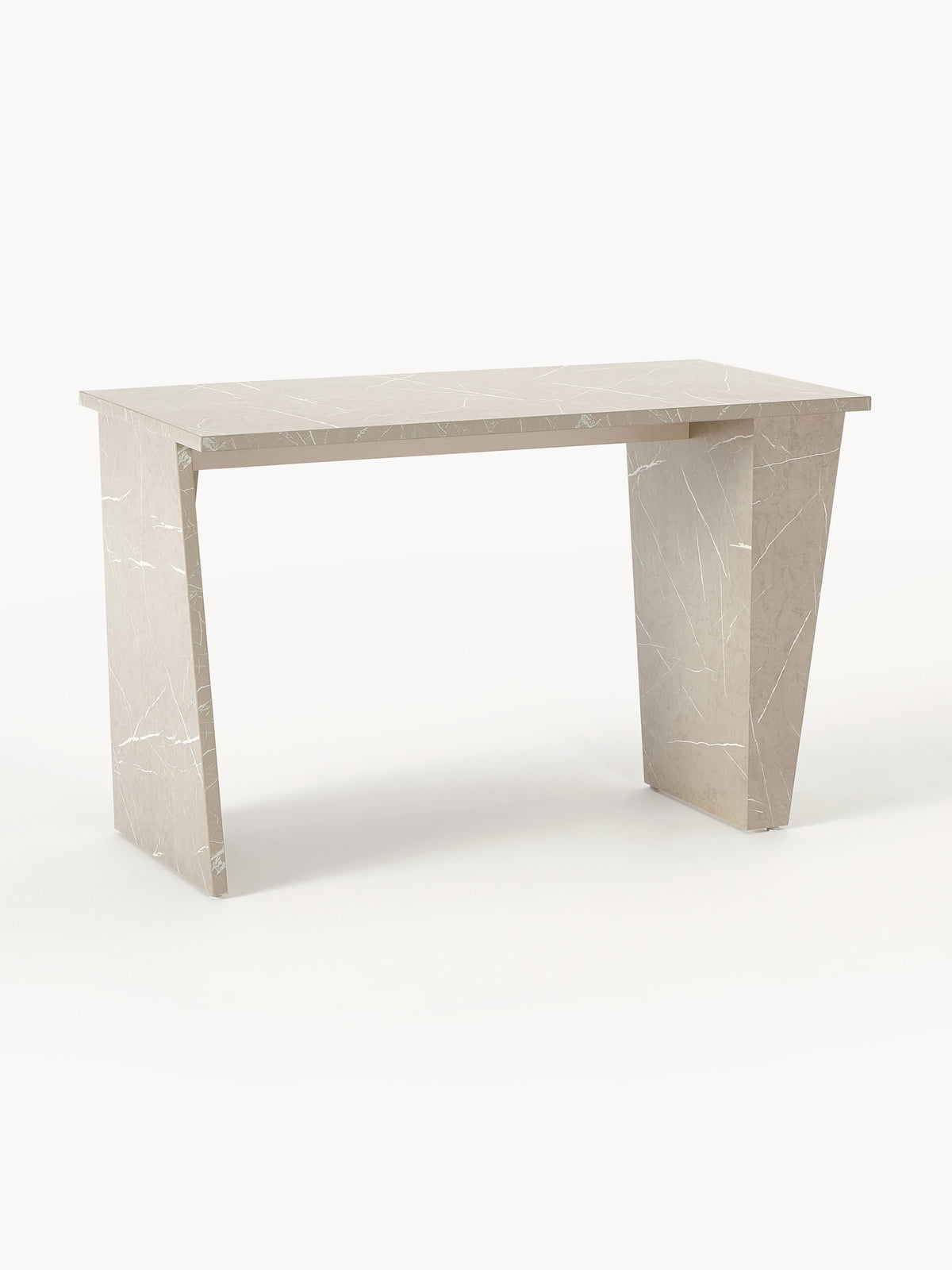 Liando Desk in Travertine Look