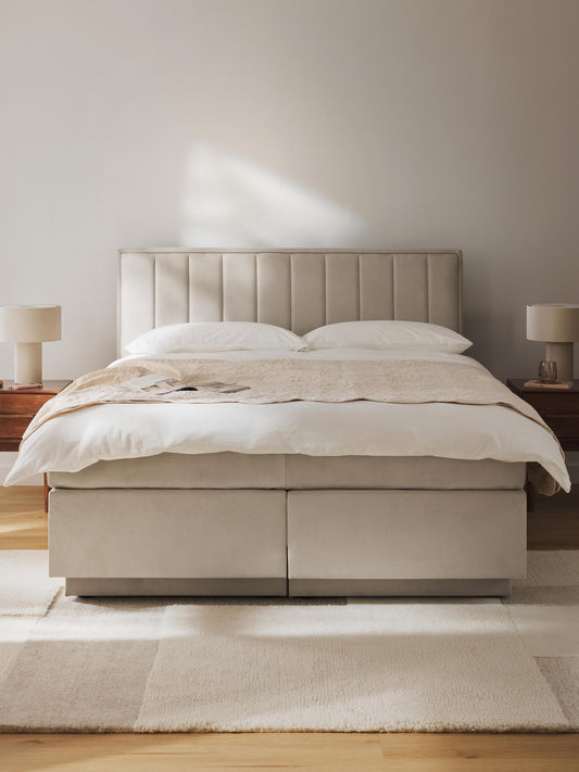 Livara Box Spring Bed with Storage