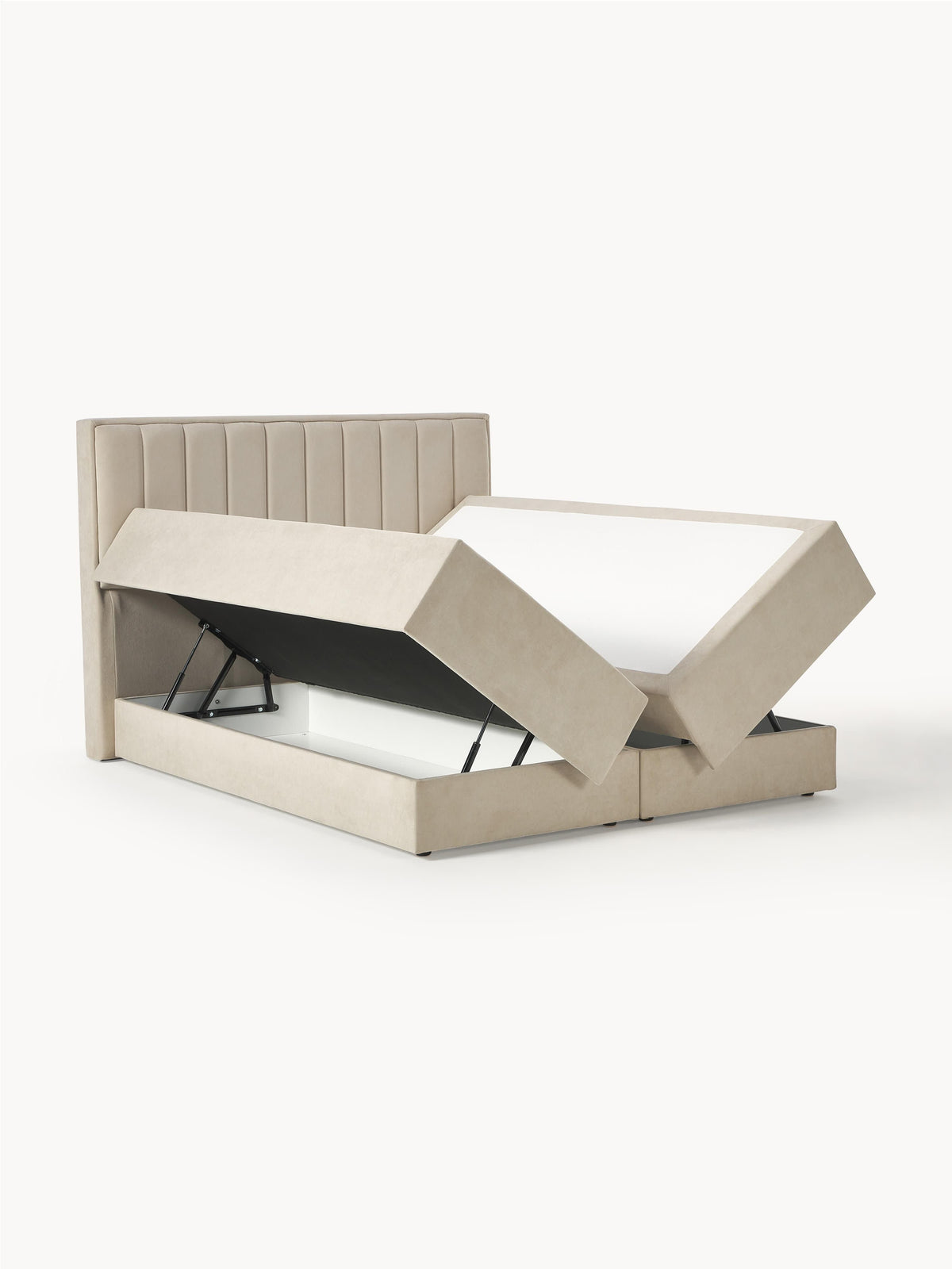 Livara Box Spring Bed with Storage