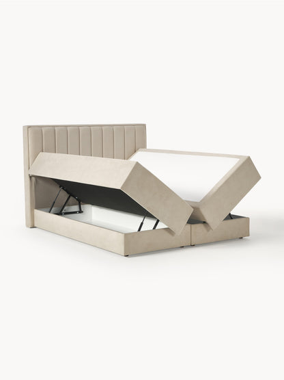 Livara Box Spring Bed with Storage