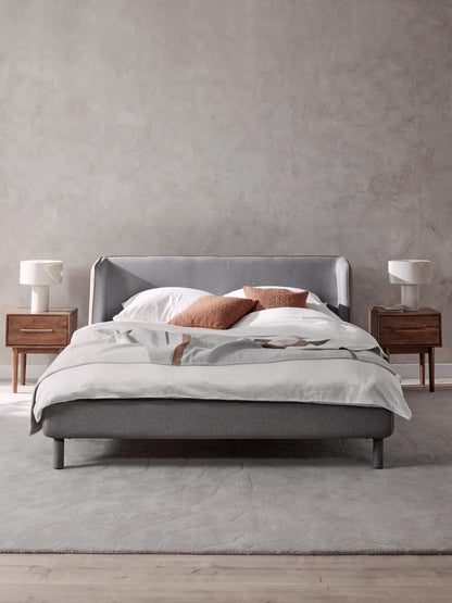 Lumeta Upholstered Bed with Headboard